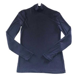 J Crew 100% Cotton Turtleneck- Navy